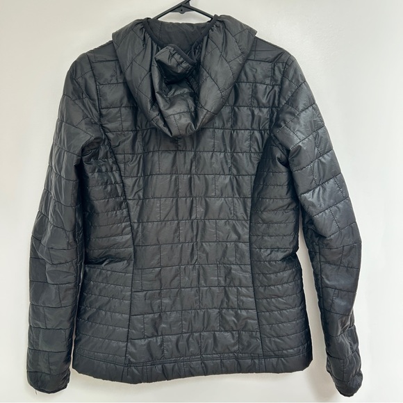 VGUC Patagonia Quilted Nano Puff Hoodie Size Small Black Light Packable Jacket - Picture 9 of 16